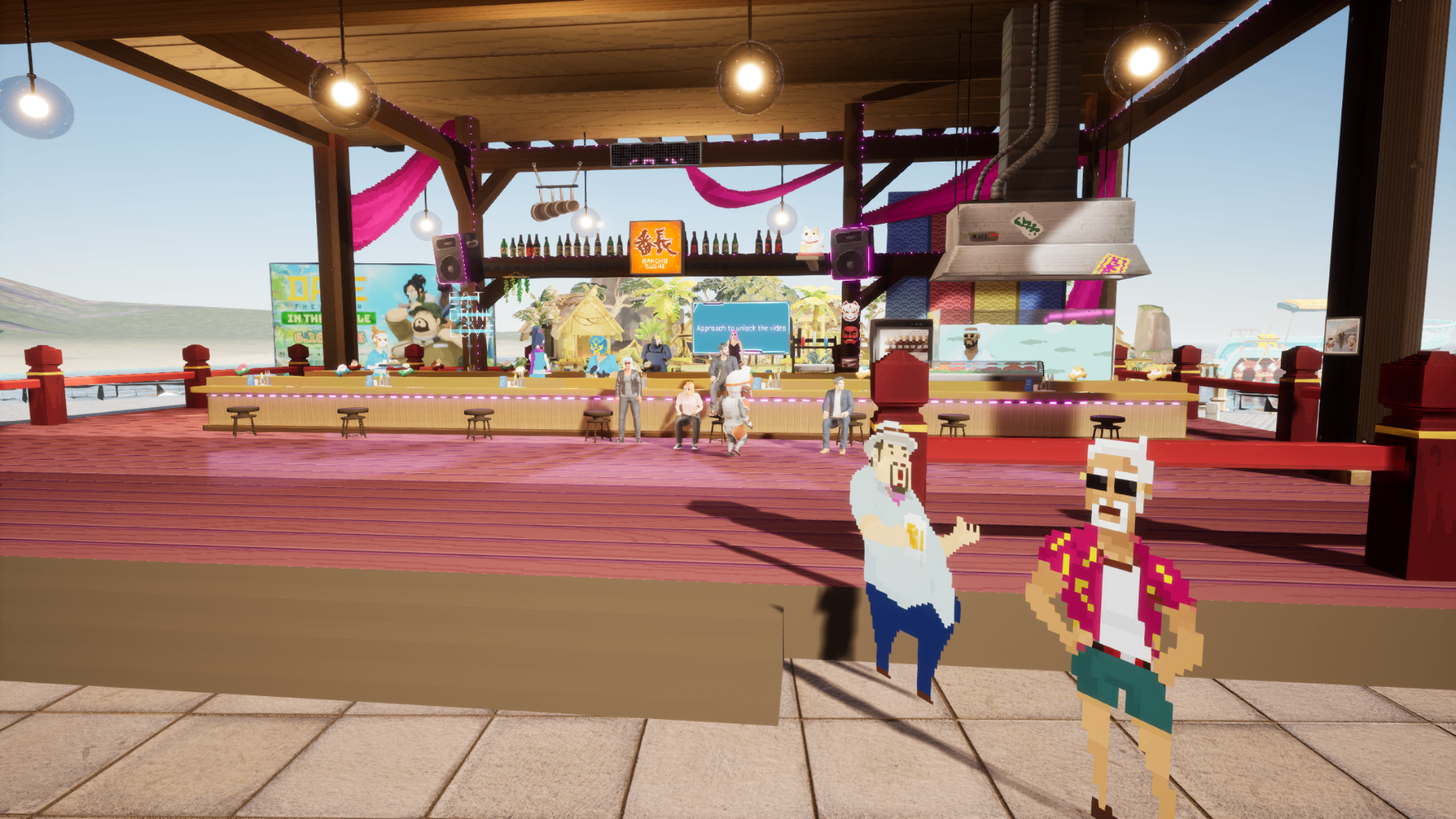 BANCHO'S SUSHI BAR BROUGHT TO LIFE.